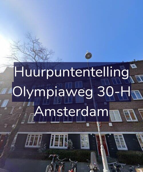 Foto gevel Huurpuntentelling voor Olympiaweg 30-H, Amsterdam