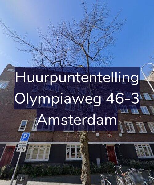 Foto gevel Huurpuntentelling voor Olympiaweg 46-3, Amsterdam