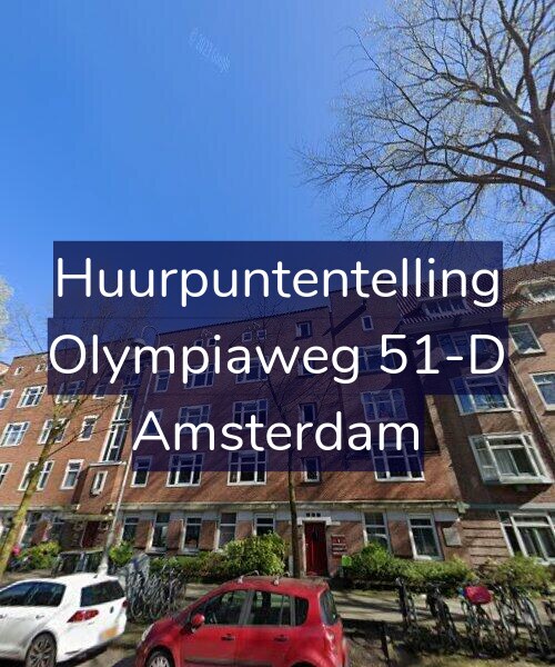Foto gevel Huurpuntentelling voor Olympiaweg 51-D, Amsterdam