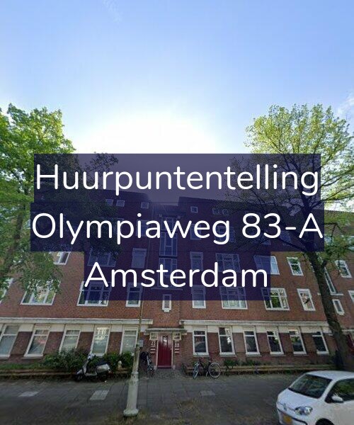 Foto gevel Huurpuntentelling voor Olympiaweg 83-A, Amsterdam