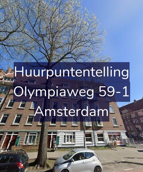 Foto gevel Huurpuntentelling voor Olympiaweg 59-1, Amsterdam