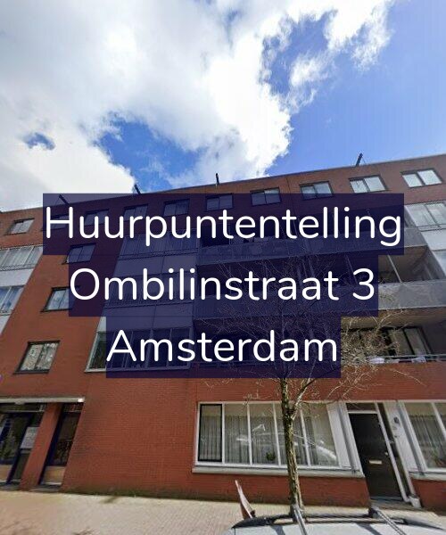 Foto gevel Huurpuntentelling voor Ombilinstraat 3, Amsterdam
