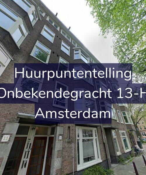 Foto gevel Huurpuntentelling voor Onbekendegracht 13-H, Amsterdam