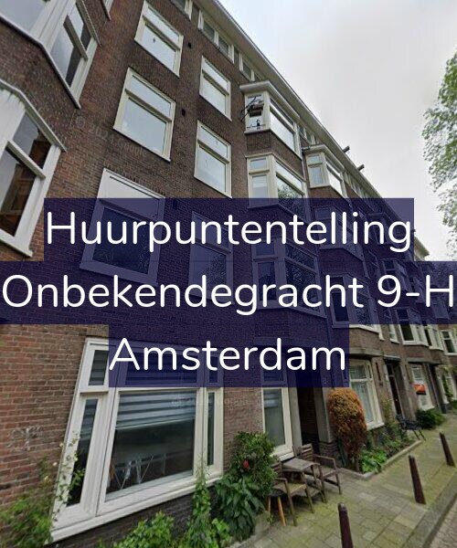 Foto gevel Huurpuntentelling voor Onbekendegracht 9-H, Amsterdam