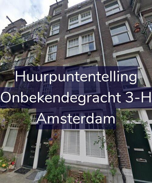 Foto gevel Huurpuntentelling voor Onbekendegracht 3-H, Amsterdam