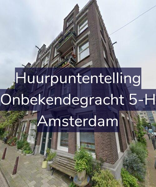 Foto gevel Huurpuntentelling voor Onbekendegracht 5-H, Amsterdam