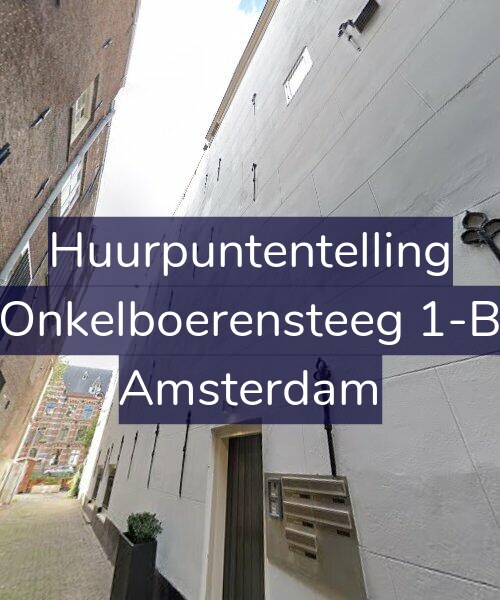 Foto gevel Huurpuntentelling voor Onkelboerensteeg 1-B, Amsterdam