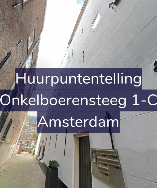 Foto gevel Huurpuntentelling voor Onkelboerensteeg 1-C, Amsterdam