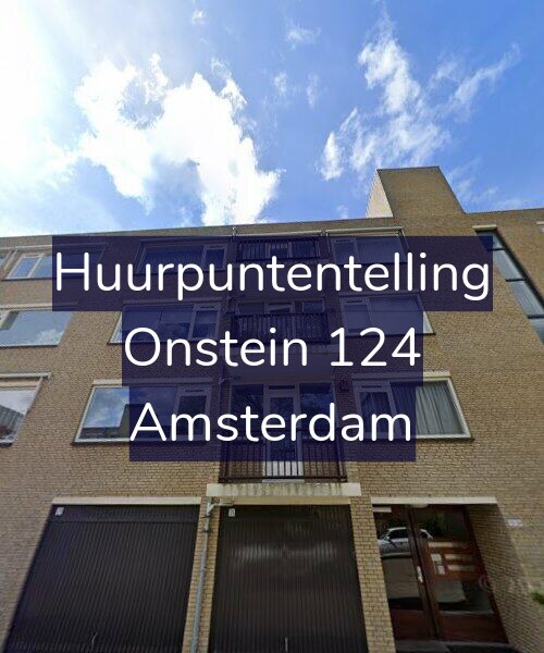 Foto gevel Huurpuntentelling voor Onstein 124, Amsterdam