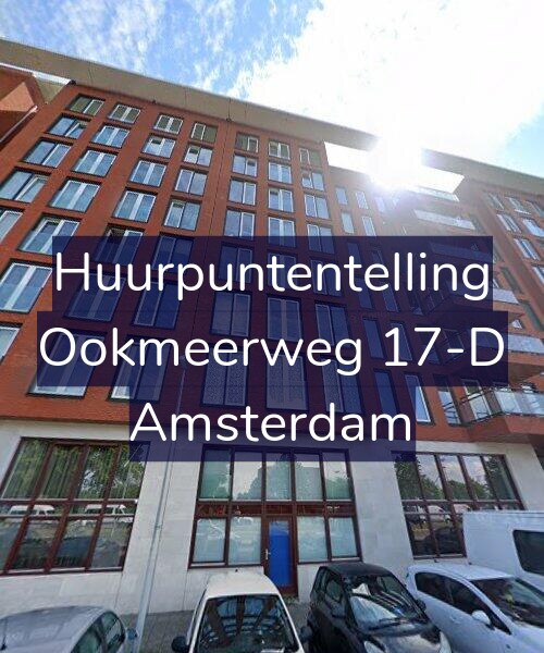 Foto gevel Huurpuntentelling voor Ookmeerweg 17-D, Amsterdam