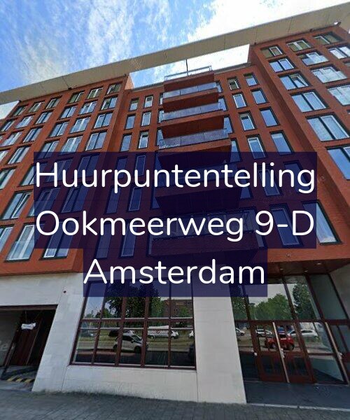 Foto gevel Huurpuntentelling voor Ookmeerweg 9-D, Amsterdam