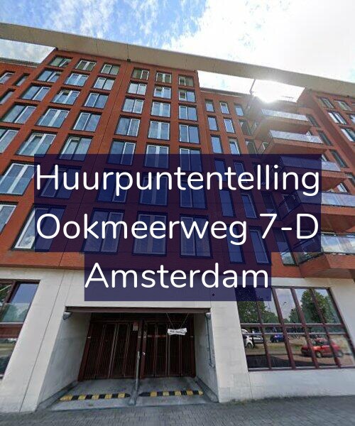 Foto gevel Huurpuntentelling voor Ookmeerweg 7-D, Amsterdam