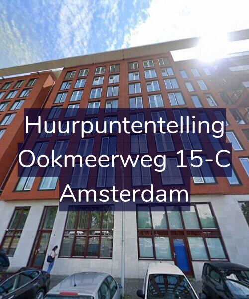 Foto gevel Huurpuntentelling voor Ookmeerweg 15-C, Amsterdam