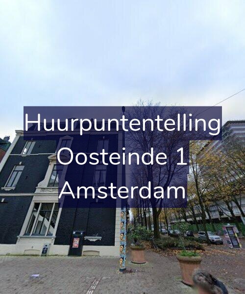 Foto gevel Huurpuntentelling voor Oosteinde 1, Amsterdam