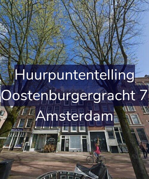 Foto gevel Huurpuntentelling voor Oostenburgergracht 7, Amsterdam