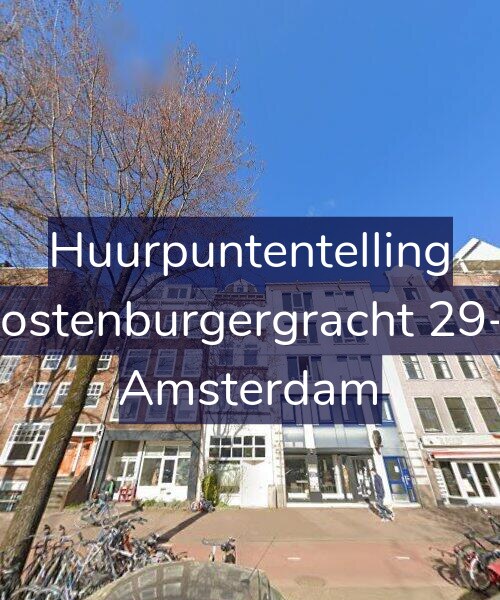 Foto gevel Huurpuntentelling voor Oostenburgergracht 29-3, Amsterdam