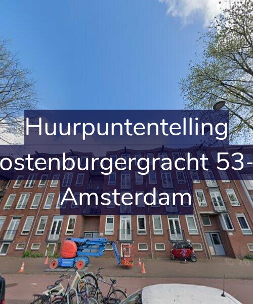 Foto gevel Huurpuntentelling voor Oostenburgergracht 53-B, Amsterdam