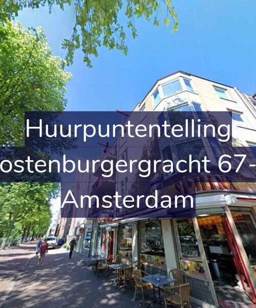 Foto gevel Huurpuntentelling voor Oostenburgergracht 67-A, Amsterdam