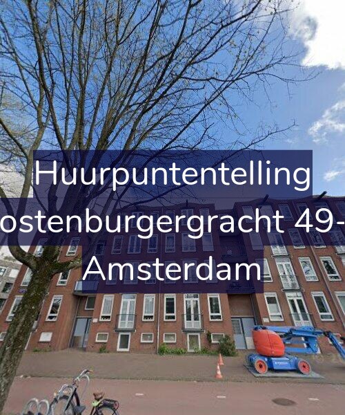 Foto gevel Huurpuntentelling voor Oostenburgergracht 49-B, Amsterdam