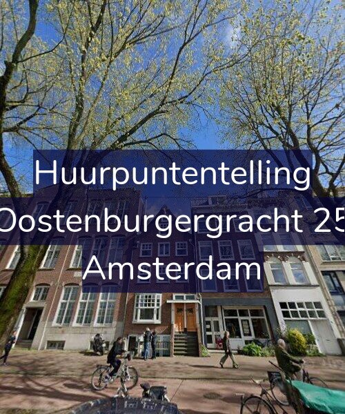 Foto gevel Huurpuntentelling voor Oostenburgergracht 25, Amsterdam