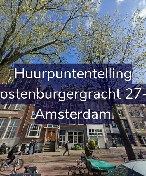 Foto gevel Huurpuntentelling voor Oostenburgergracht 27-3, Amsterdam