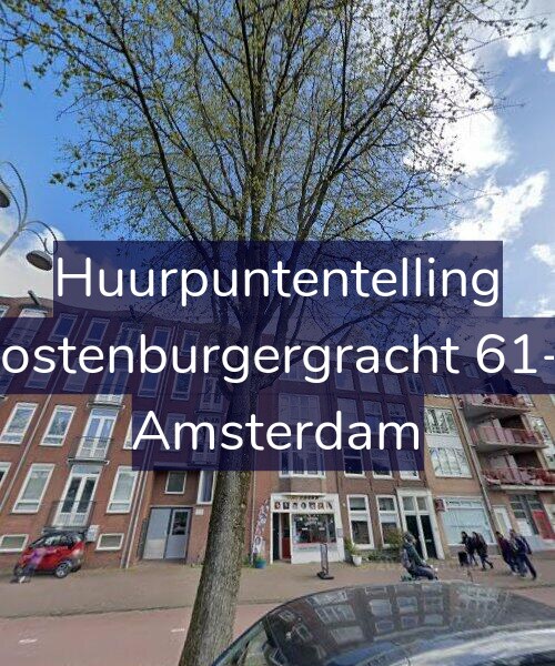Foto gevel Huurpuntentelling voor Oostenburgergracht 61-1, Amsterdam