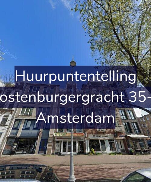 Foto gevel Huurpuntentelling voor Oostenburgergracht 35-B, Amsterdam