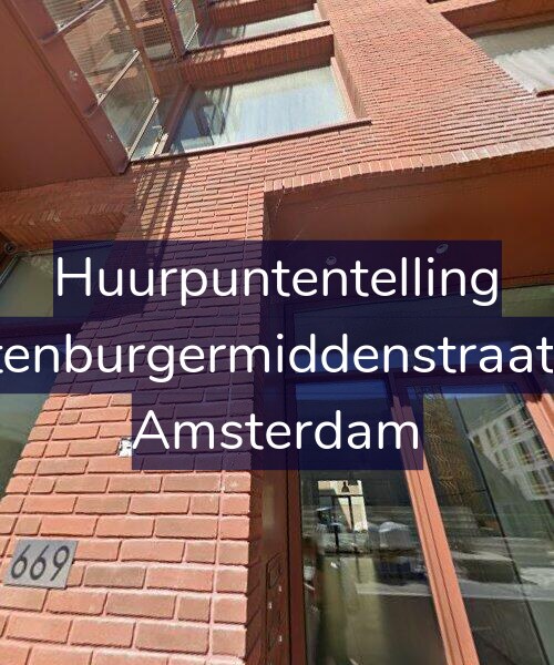 Foto gevel Huurpuntentelling voor Oostenburgermiddenstraat 689, Amsterdam