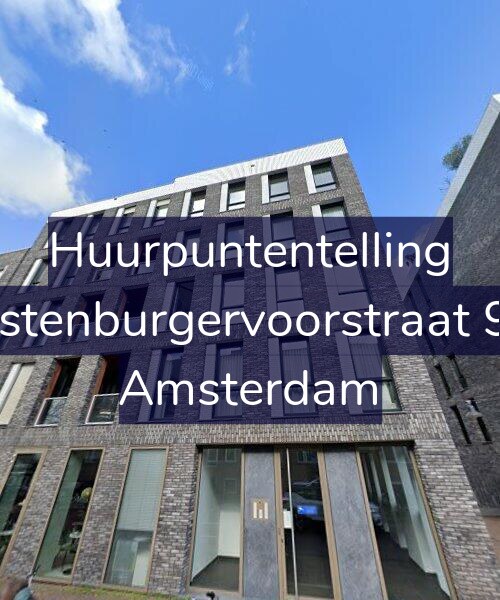 Foto gevel Huurpuntentelling voor Oostenburgervoorstraat 9-B, Amsterdam