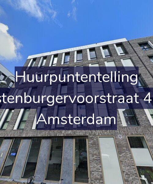 Foto gevel Huurpuntentelling voor Oostenburgervoorstraat 47-D, Amsterdam