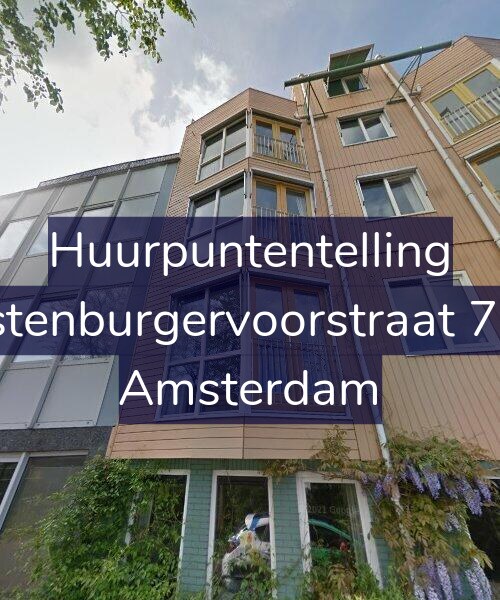 Foto gevel Huurpuntentelling voor Oostenburgervoorstraat 75-B, Amsterdam