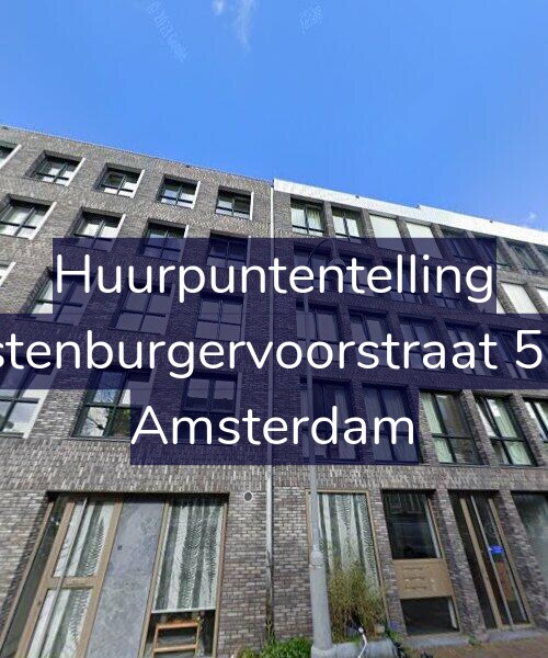 Foto gevel Huurpuntentelling voor Oostenburgervoorstraat 55-A, Amsterdam