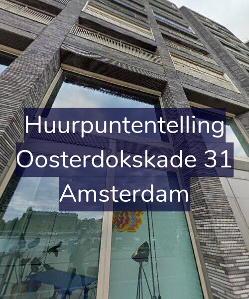 Foto gevel Huurpuntentelling voor Oosterdokskade 31, Amsterdam
