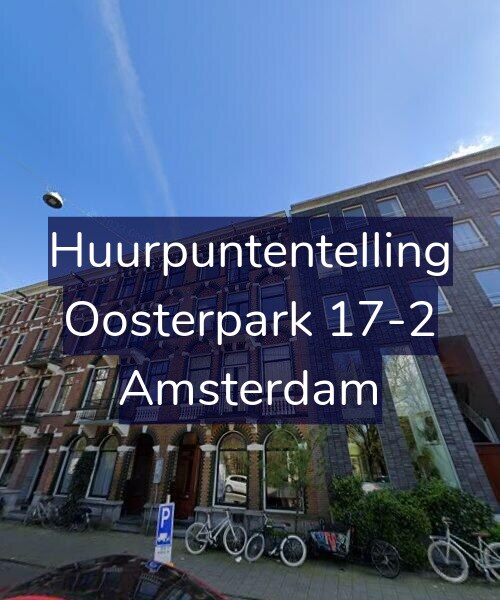 Foto gevel Huurpuntentelling voor Oosterpark 17-2, Amsterdam