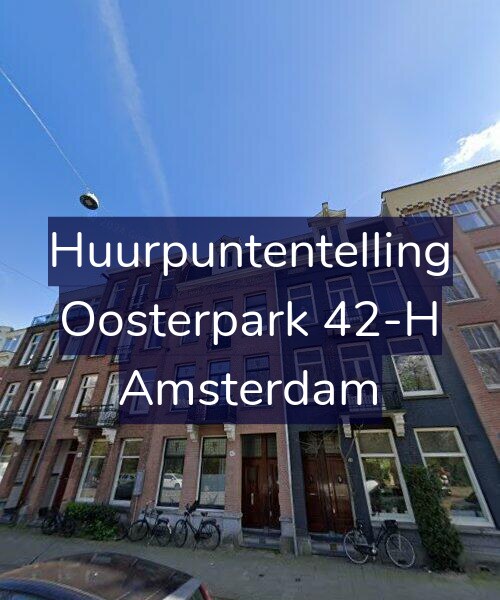 Foto gevel Huurpuntentelling voor Oosterpark 42-H, Amsterdam