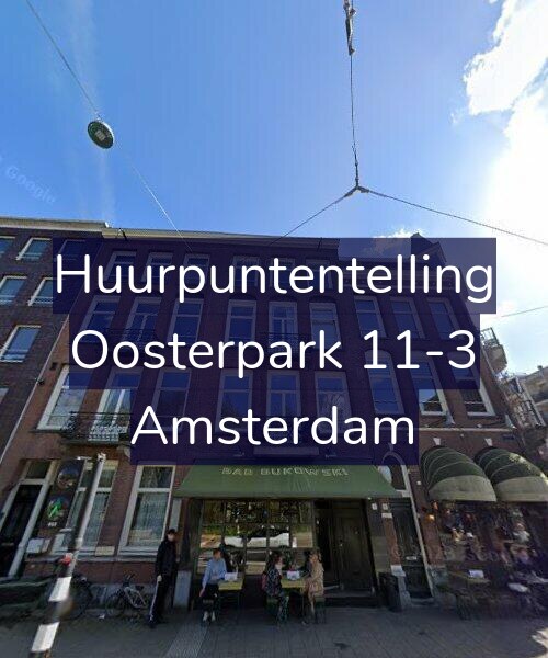 Foto gevel Huurpuntentelling voor Oosterpark 11-3, Amsterdam