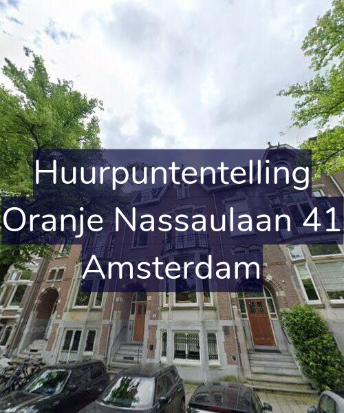 Foto gevel Huurpuntentelling voor Oranje Nassaulaan 41, Amsterdam