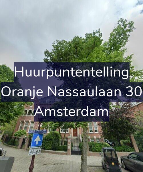 Foto gevel Huurpuntentelling voor Oranje Nassaulaan 30, Amsterdam