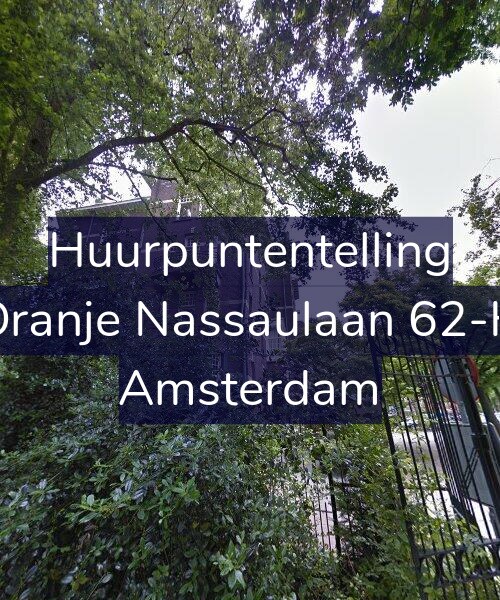 Foto gevel Huurpuntentelling voor Oranje Nassaulaan 62-H, Amsterdam
