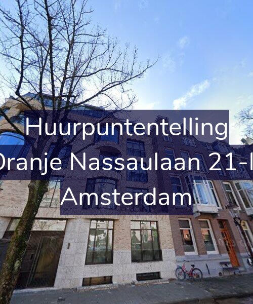 Foto gevel Huurpuntentelling voor Oranje Nassaulaan 21-B, Amsterdam