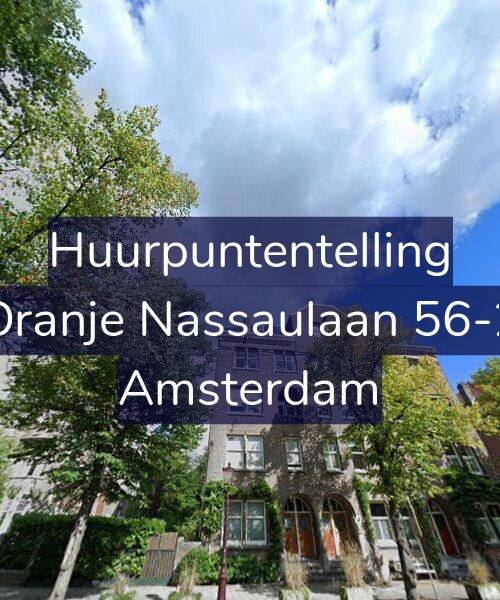 Foto gevel Huurpuntentelling voor Oranje Nassaulaan 56-2, Amsterdam