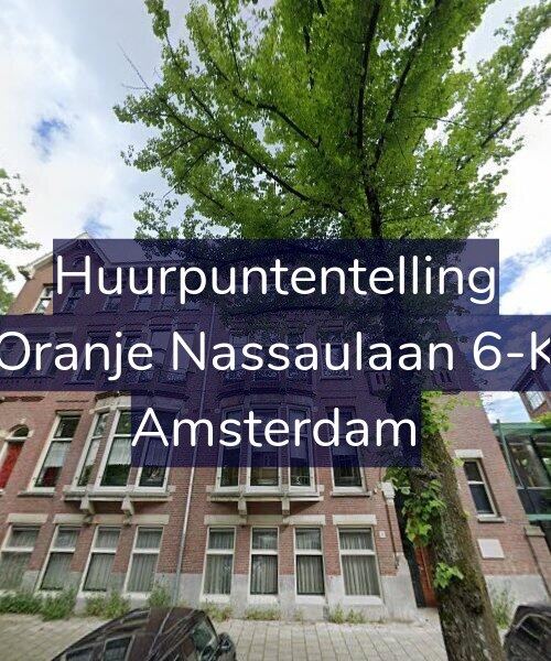 Foto gevel Huurpuntentelling voor Oranje Nassaulaan 6-K, Amsterdam