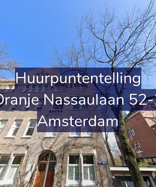 Foto gevel Huurpuntentelling voor Oranje Nassaulaan 52-2, Amsterdam