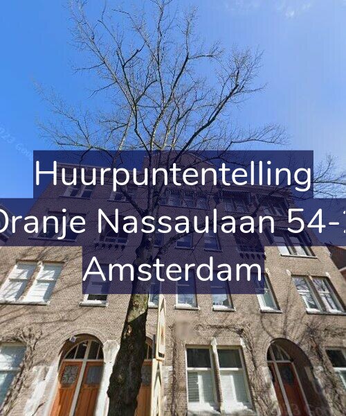 Foto gevel Huurpuntentelling voor Oranje Nassaulaan 54-2, Amsterdam
