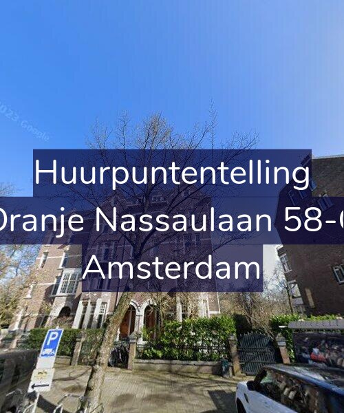 Foto gevel Huurpuntentelling voor Oranje Nassaulaan 58-C, Amsterdam