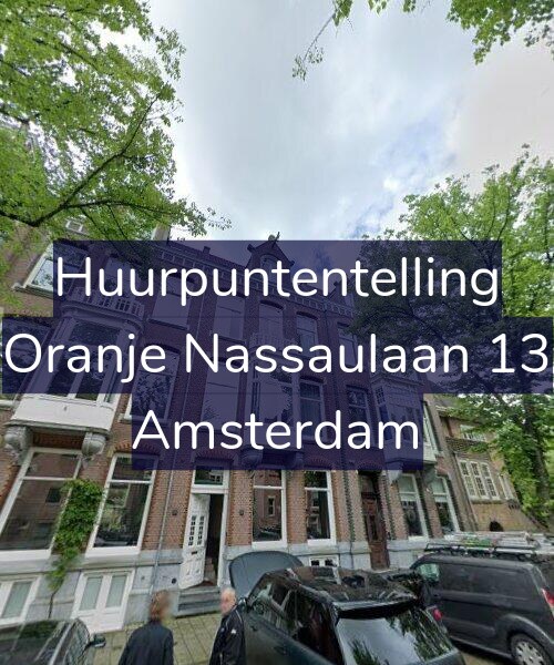 Foto gevel Huurpuntentelling voor Oranje Nassaulaan 13, Amsterdam