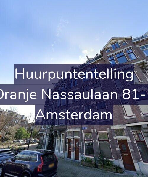 Foto gevel Huurpuntentelling voor Oranje Nassaulaan 81-1, Amsterdam