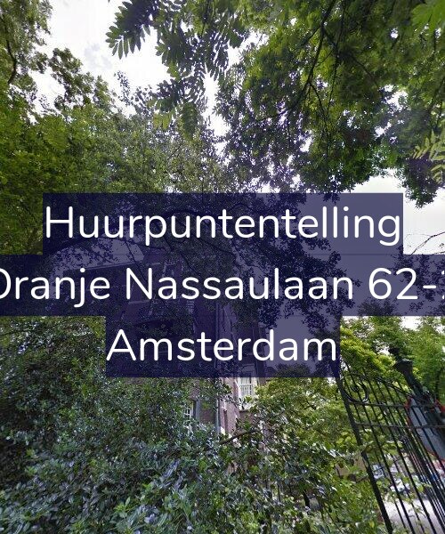 Foto gevel Huurpuntentelling voor Oranje Nassaulaan 62-2, Amsterdam