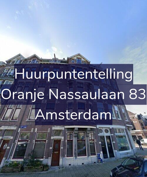 Foto gevel Huurpuntentelling voor Oranje Nassaulaan 83, Amsterdam