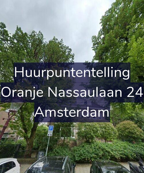 Foto gevel Huurpuntentelling voor Oranje Nassaulaan 24, Amsterdam